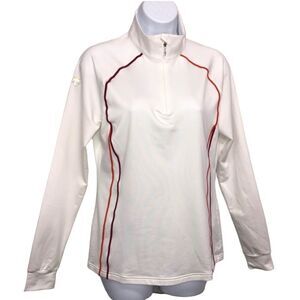 Descente Mid Layer 1/4 zip Long sleeve Activewear Pullover Jacket Sz. 8